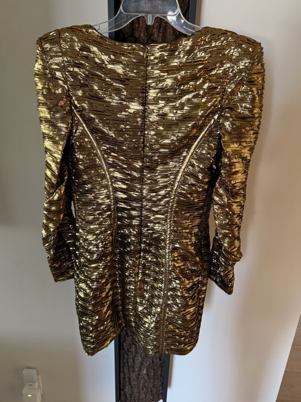Gold Lame Dress - Picture 3 of 6